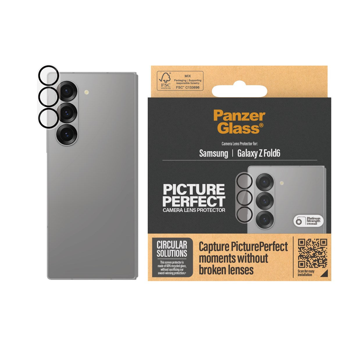 PanzerGlass® PicturePerfect Camera Lens Protector Samsung Galaxy Z Fold6